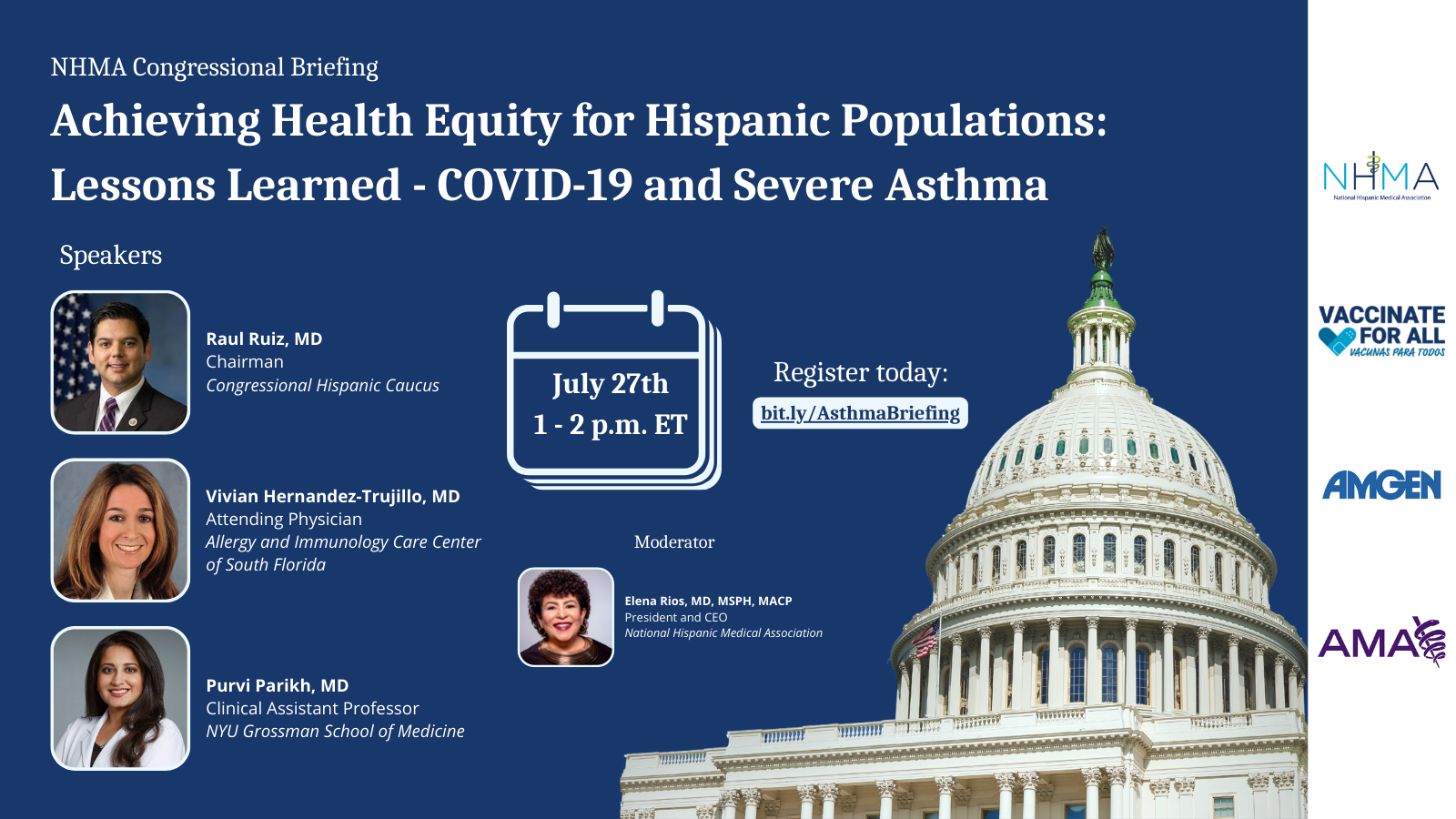 Congressional Briefing - COVID 19 & Asthma 